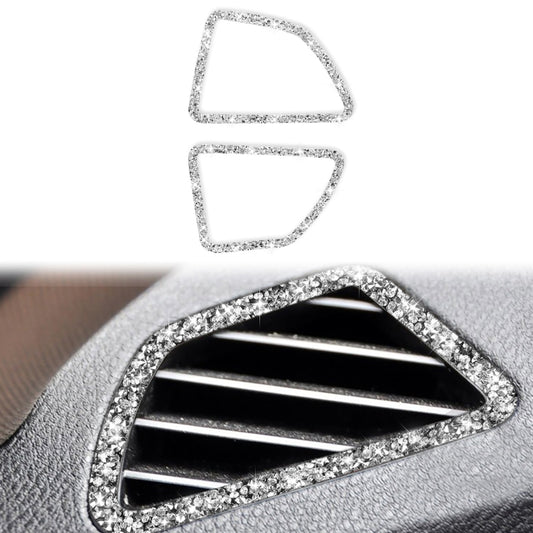 For BMW X5 E70 / X6 E71 2008-2013 Car Dashboard Air Outlet Diamond Decoration Sticker, Left Drive - Car Interior Mouldings by PMC Jewellery | Online Shopping South Africa | PMC Jewellery | Buy Now Pay Later Mobicred