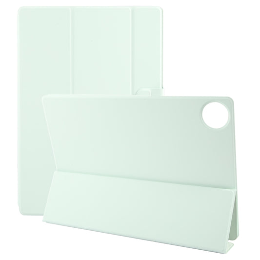 For Huawei MatePad Pro 13.2 Tri-fold Magnetic Clasp Leather Tablet Case(Light Green) - Huawei by PMC Jewellery | Online Shopping South Africa | PMC Jewellery | Buy Now Pay Later Mobicred