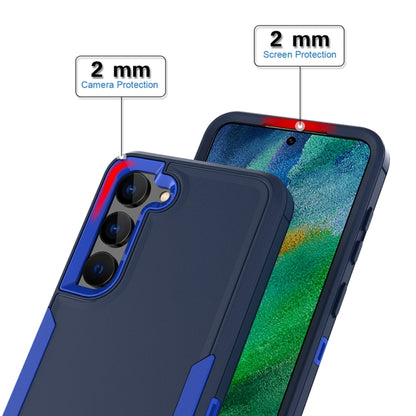 For Samsung Galaxy S25 / S24 5G Magnetic 2 in 1 PC Hybrid TPU Phone Case(Purple+Black) - Galaxy S24 5G Cases by PMC Jewellery | Online Shopping South Africa | PMC Jewellery | Buy Now Pay Later Mobicred