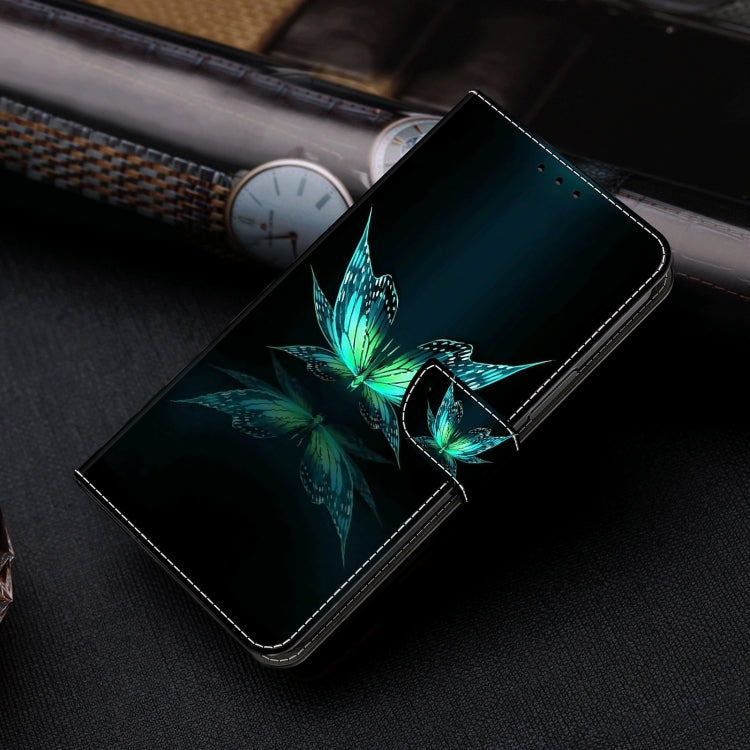 For Motorola Moto G24 Power Crystal 3D Shockproof Protective Leather Phone Case(Reflection Dutterfly) - Motorola Cases by PMC TechLife | Online Shopping South Africa | PMC TechLife | Buy Now Pay Later Mobicred