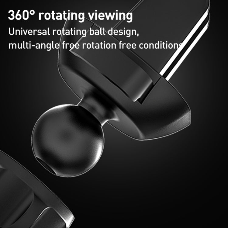 M1 Electric Opening/Closing Wireless Fast Charging Air Outlet Car Holder(Black) - Wireless Charger Holders by PMC TechLife | Online Shopping South Africa | PMC TechLife | Buy Now Pay Later Mobicred