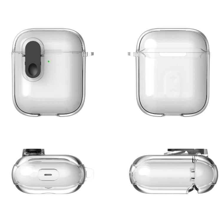 For AirPods 1 / 2 Ice Crystals Shockproof Earphone Protective Case(Blue) - For AirPods 1/2 by PMC Jewellery | Online Shopping South Africa | PMC Jewellery | Buy Now Pay Later Mobicred