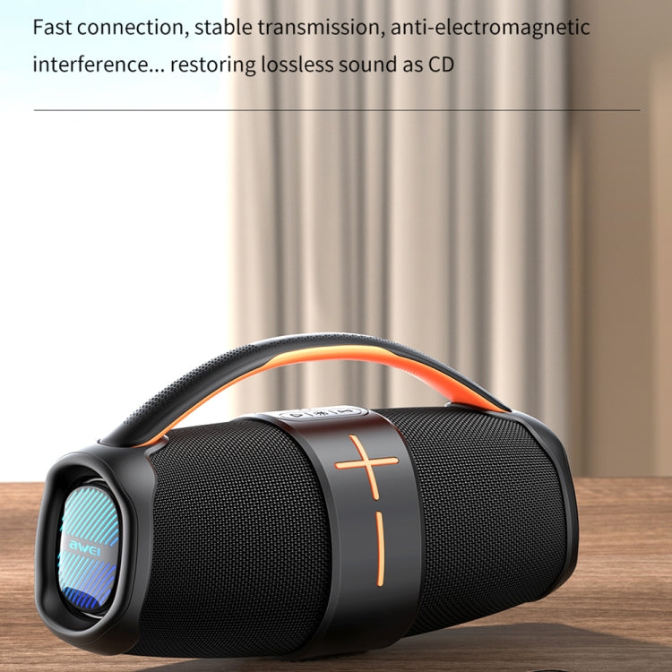 awei Y887 Portable Outdoor Bluetooth Speaker(Black) - Desktop Speaker by awei | Online Shopping South Africa | PMC Jewellery | Buy Now Pay Later Mobicred