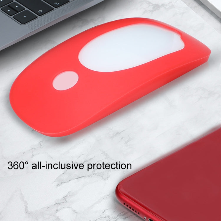 For Apple Magic Mouse 1 / 2 Mouse Silicone Protective Case(Red) - Protective Bags by PMC Jewellery | Online Shopping South Africa | PMC Jewellery | Buy Now Pay Later Mobicred