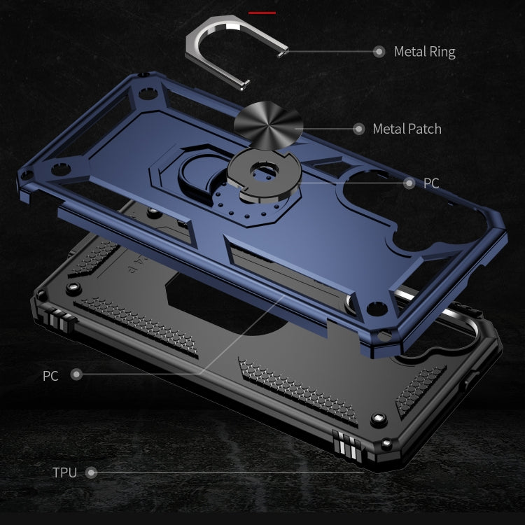 For Samsung Galaxy S24 5G Shockproof TPU + PC Phone Case(Blue) - Galaxy S24 5G Cases by PMC TechLife | Online Shopping South Africa | PMC TechLife