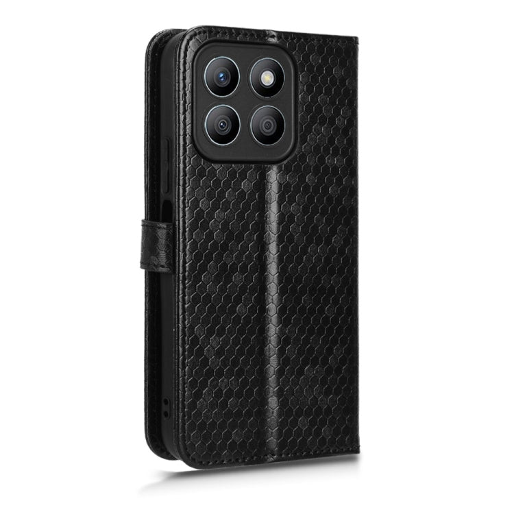 For Honor X8b Honeycomb Dot Texture Leather Phone Case(Black) - free shipping - PMC TechLife - Order now!