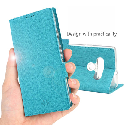 For LG Stylo 6 ViLi Side Button Magnetic Suction Type Shockproof TPU + PU Horizontal Flip Protective Case with Card Slot & Holder & Wallet(Blue) - LG by ViLi | Online Shopping South Africa | PMC Jewellery | Buy Now Pay Later Mobicred