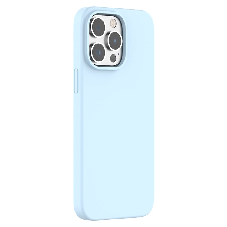 For iPhone 15 Pro Max Mutural Yuemu Series Liquid Silicone Phone Case(Light Blue) - iPhone 15 Pro Max Cases by Mutural | Online Shopping South Africa | PMC Jewellery | Buy Now Pay Later Mobicred