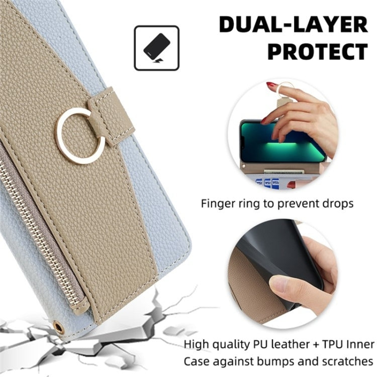 For Honor 20 Crossbody Litchi Texture Leather Phone Case(Blue) - free shipping - PMC TechLife - Order now!