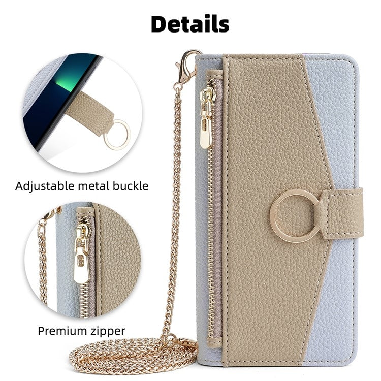 For Honor Magic6 Pro 5G Crossbody Litchi Texture Leather Phone Case(Blue) - Honor Cases by PMC TechLife | Online Shopping South Africa | PMC TechLife | Buy Now Pay Later Mobicred