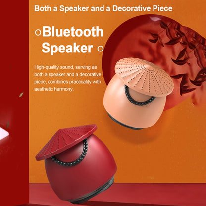 EWA A123 Portable Mini Speaker Chinese Style Bluetooth Speaker(Red) - Mini Speaker by EWA | Online Shopping South Africa | PMC Jewellery | Buy Now Pay Later Mobicred