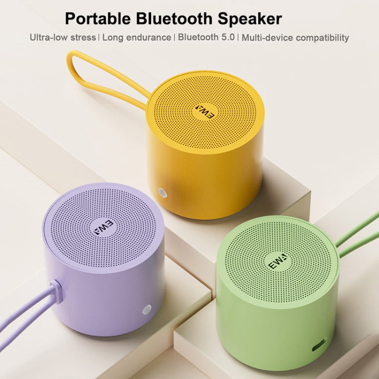 EWA A127 Outdoor IPX5 Waterproof Portable Mini TWS Wireless Bluetooth Speaker(Silver) - Waterproof Speaker by EWA | Online Shopping South Africa | PMC Jewellery | Buy Now Pay Later Mobicred