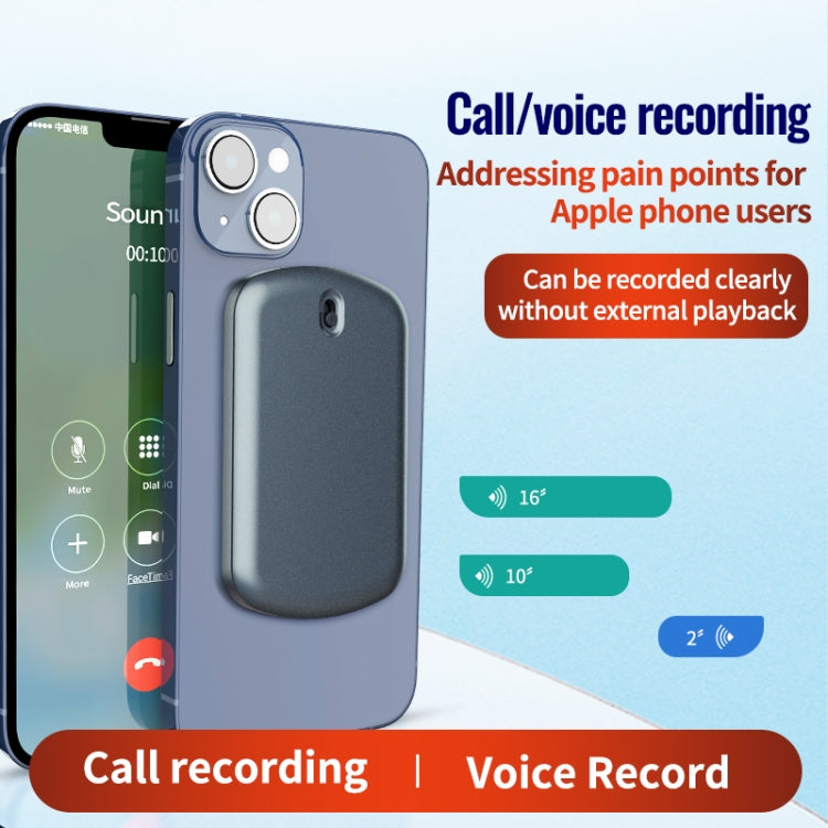 JNN A1 Strong Magnetic Mobile Call Voice Recorder, Memory:4GB(Black) - Recording Pen by JNN | Online Shopping South Africa | PMC TechLife | Buy Now Pay Later Mobicred