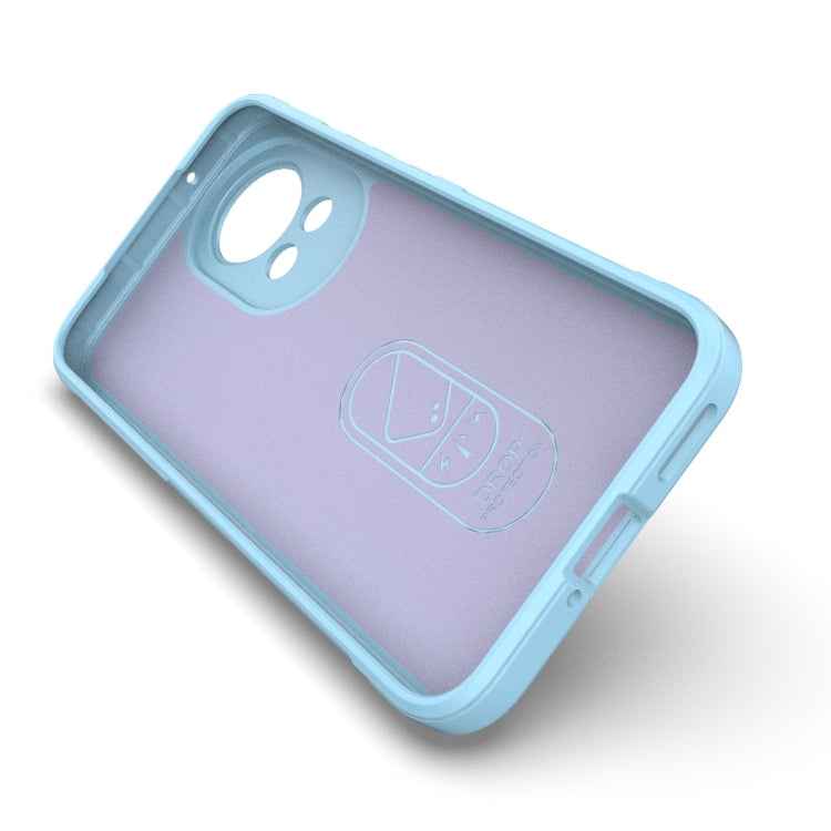For Huawei nova 12 5G Magic Shield TPU + Flannel Phone Case(Grey) - Huawei Cases by PMC TechLife | Online Shopping South Africa | PMC TechLife | Buy Now Pay Later Mobicred