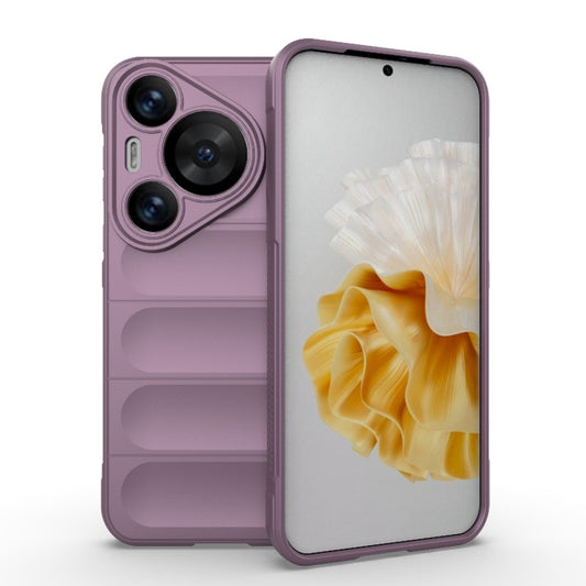 For Huawei Pura 70 Pro / 70 Pro+ Magic Shield TPU + Flannel Phone Case(Purple) - Huawei Cases by PMC Jewellery | Online Shopping South Africa | PMC Jewellery | Buy Now Pay Later Mobicred