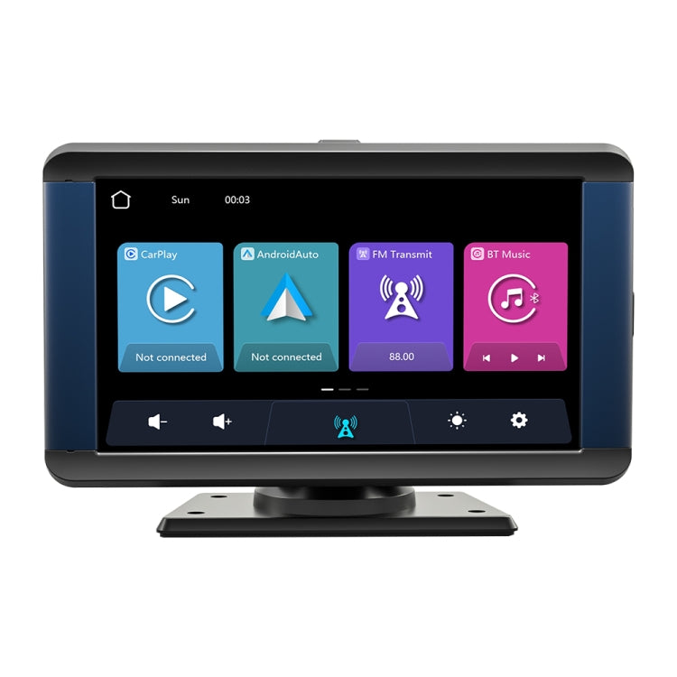 B300R 7 inch Portable Car MP5 Player Built-in Driving Recorder Support CarPlay / Android Auto(Black) - Car MP3 & MP4 & MP5 by PMC TechLife | Online Shopping South Africa | PMC TechLife | Buy Now Pay Later Mobicred