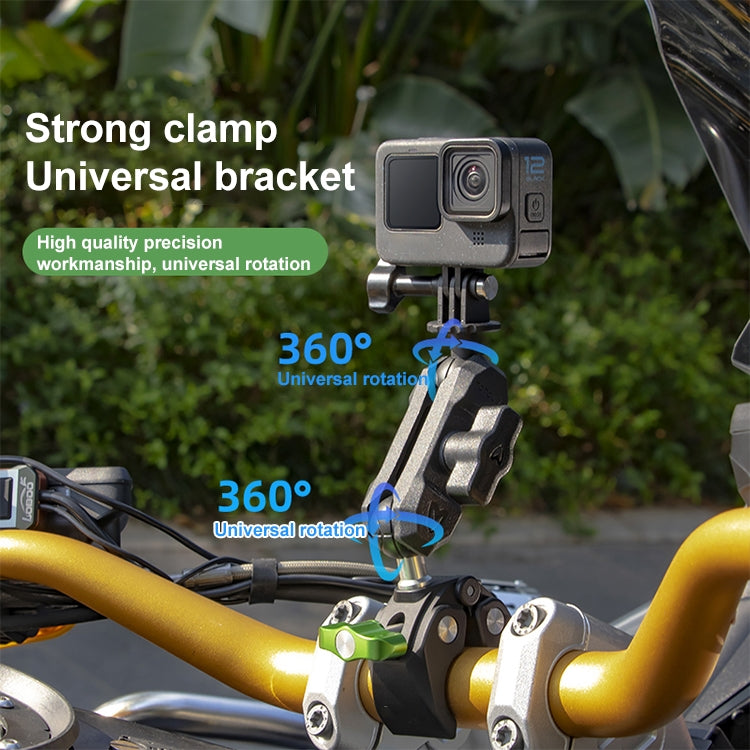 RUIGPRO Crab Clamp Action Camera Bracket Dual-Head Crab 3-Stage Selfie Stick - Holder by RUIGPRO | Online Shopping South Africa | PMC TechLife | Buy Now Pay Later Mobicred