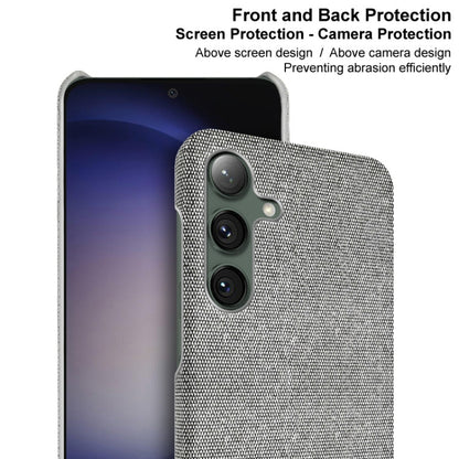 For Samsung Galaxy S24 5G imak Ruiyi Series Cloth Texture PU + PC Phone Case(Black) - Galaxy S24 5G Cases by imak | Online Shopping South Africa | PMC Jewellery | Buy Now Pay Later Mobicred