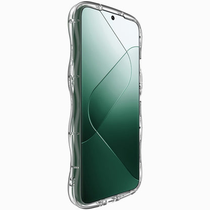 For Xiaomi 14 5G IMAK Wave Bubble Soft Shockproof Phone Case(Transparent) - 14 Cases by imak | Online Shopping South Africa | PMC Jewellery | Buy Now Pay Later Mobicred