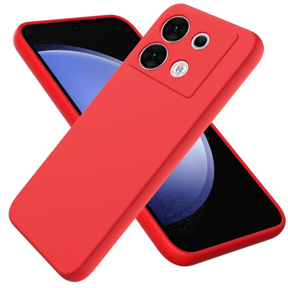 For Infinix Zero 30 5G Solid Color Liquid Silicone Dropproof Full Coverage Protective Case(Red) - Infinix Cases by PMC Jewellery | Online Shopping South Africa | PMC Jewellery | Buy Now Pay Later Mobicred