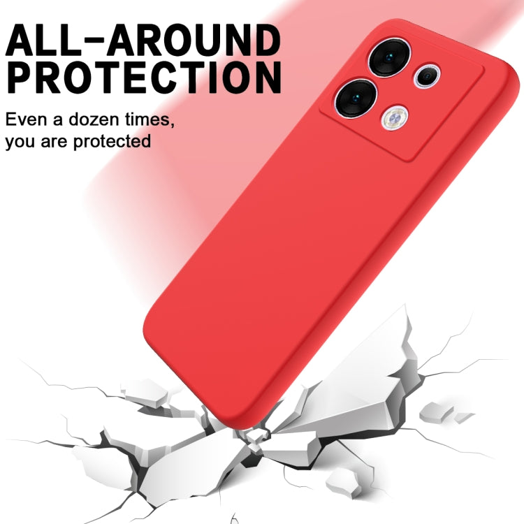 For Infinix Zero 30 5G Solid Color Liquid Silicone Dropproof Full Coverage Protective Case(Red) - Infinix Cases by PMC TechLife | Online Shopping South Africa | PMC TechLife | Buy Now Pay Later Mobicred
