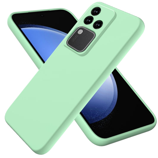 For vivo S18 / S18 Pro / V30 / V30 Pro Solid Color Liquid Silicone Dropproof Full Coverage Protective Case(Green) - S18 Cases by PMC Jewellery | Online Shopping South Africa | PMC Jewellery
