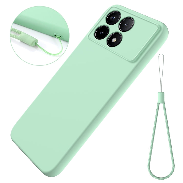 For Xiaomi Redmi K70/K70 Pro Solid Color Liquid Silicone Dropproof Full Coverage Phone Case(Green) - K70 Pro Cases by PMC Jewellery | Online Shopping South Africa | PMC Jewellery | Buy Now Pay Later Mobicred