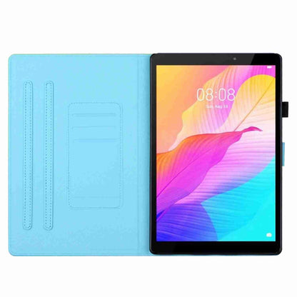 For iPad 11 Pro 2024 / 2020 / Air 4 10.9 Painted Pattern Stitching Smart Leather Tablet Case(Waves) - iPad Air (2022) / (2020) 10.9 Cases by PMC Jewellery | Online Shopping South Africa | PMC Jewellery | Buy Now Pay Later Mobicred