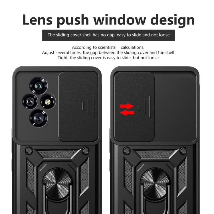 For Honor 200 Sliding Camera Cover Design TPU+PC Phone Case(Silver) - free shipping - PMC TechLife - Order now!