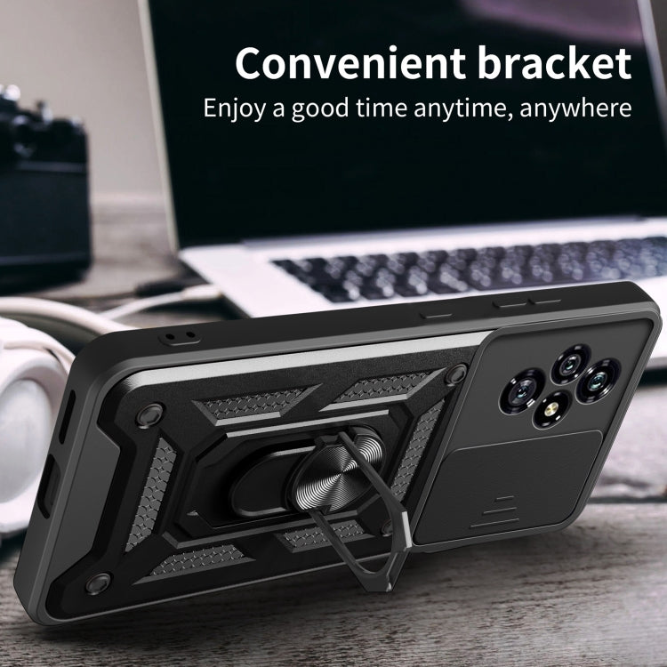 For Honor 200 Sliding Camera Cover Design TPU+PC Phone Case(Silver) - free shipping - PMC TechLife - Order now!