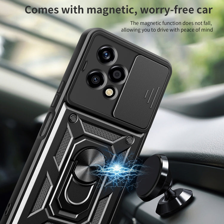 For Honor 200 Lite Global Sliding Camera Cover Design TPU+PC Phone Case(Black) - free shipping - PMC TechLife - Order now!