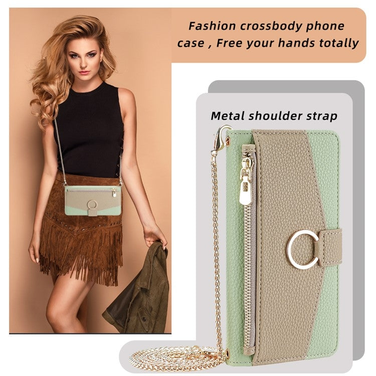For Google Pixel 9 Crossbody Litchi Texture Leather Phone Case(Green) - Google Cases by PMC TechLife | Online Shopping South Africa | PMC TechLife | Buy Now Pay Later Mobicred