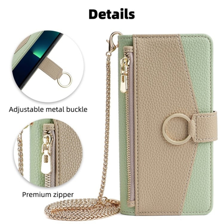 For Infinix Note 10 Pro Crossbody Litchi Texture Leather Phone Case(Green) - Infinix Cases by PMC TechLife | Online Shopping South Africa | PMC TechLife | Buy Now Pay Later Mobicred