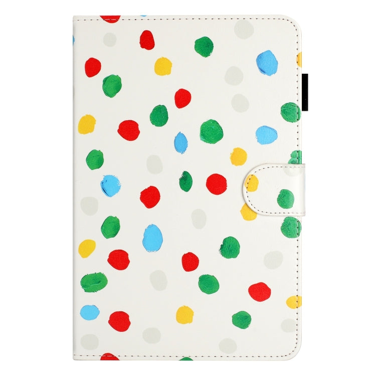 10 inch Dot Pattern Leather Tablet Case(White Colorful Dot) - 10 - 11 inch by PMC TechLife | Online Shopping South Africa | PMC TechLife | Buy Now Pay Later Mobicred