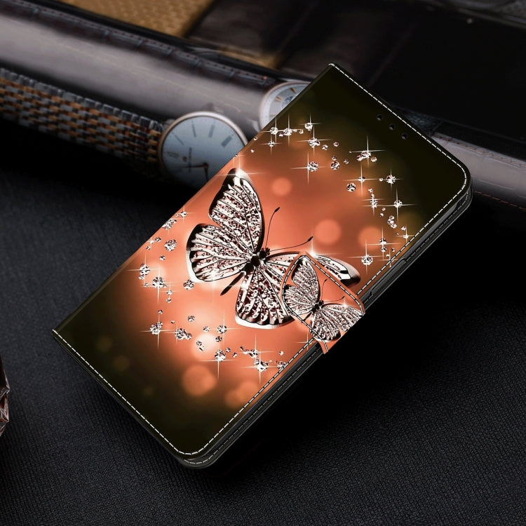 For Honor Magic6 Lite Crystal 3D Shockproof Protective Leather Phone Case(Crystal Butterfly) - Honor Cases by PMC TechLife | Online Shopping South Africa | PMC TechLife | Buy Now Pay Later Mobicred