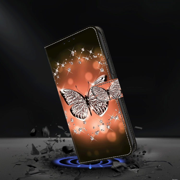 For Honor Magic6 Lite Crystal 3D Shockproof Protective Leather Phone Case(Crystal Butterfly) - Honor Cases by PMC TechLife | Online Shopping South Africa | PMC TechLife | Buy Now Pay Later Mobicred