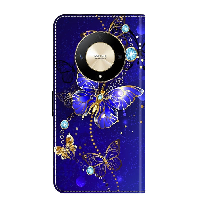For Honor Magic6 Lite Crystal 3D Shockproof Protective Leather Phone Case(Diamond Butterfly) - free shipping - PMC TechLife - Order now!