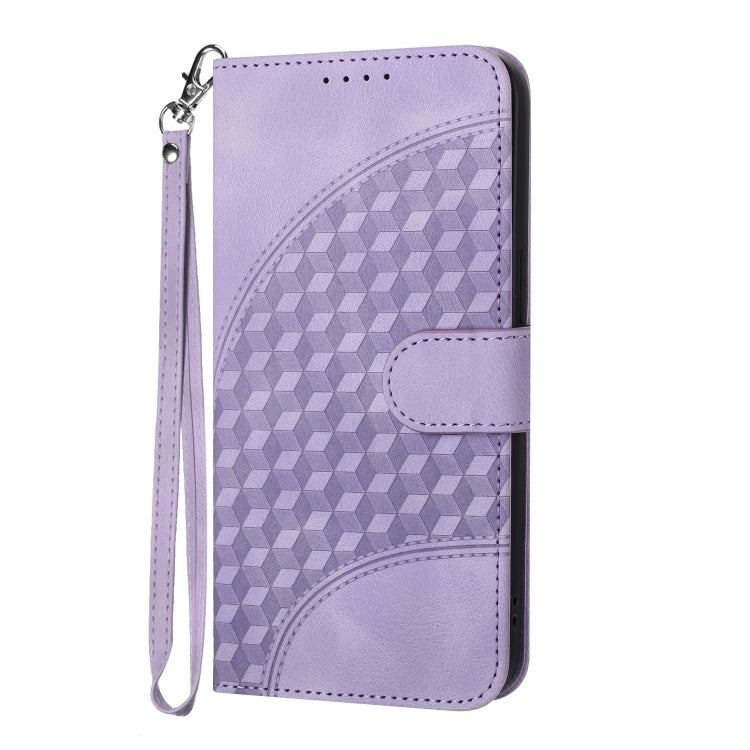 For Google Pixel 9 YX0060 Elephant Head Embossed Phone Leather Case with Lanyard(Light Purple) - Google Cases by PMC Jewellery | Online Shopping South Africa | PMC Jewellery | Buy Now Pay Later Mobicred