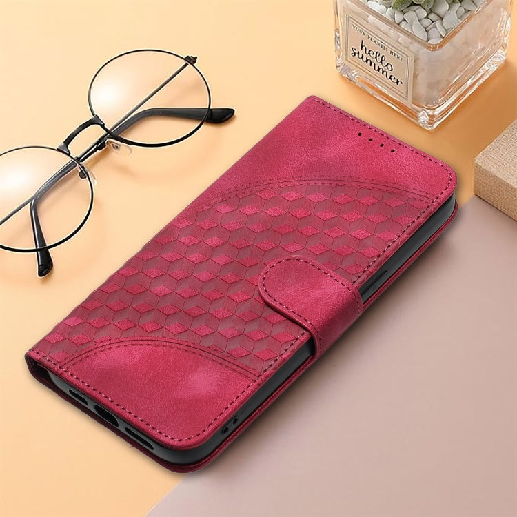 For Google Pixel 9 YX0060 Elephant Head Embossed Phone Leather Case with Lanyard(Rose Red) - Google Cases by PMC Jewellery | Online Shopping South Africa | PMC Jewellery | Buy Now Pay Later Mobicred