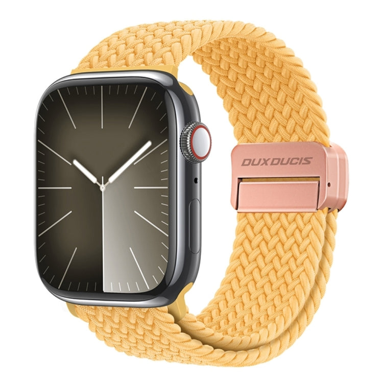 For Apple Watch Series 2 42mm DUX DUCIS Mixture Pro Series Magnetic Buckle Nylon Braid Watch Band(Sunny Color) - Watch Bands by DUX DUCIS | Online Shopping South Africa | PMC Jewellery | Buy Now Pay Later Mobicred