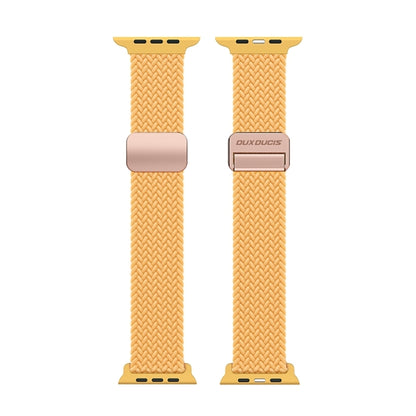 For Apple Watch Series 10 46mm DUX DUCIS Mixture Pro Series Magnetic Buckle Nylon Braid Watch Band(Sunny Color) - Watch Bands by DUX DUCIS | Online Shopping South Africa | PMC Jewellery | Buy Now Pay Later Mobicred