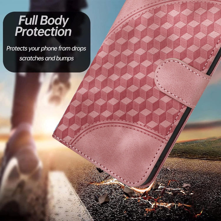 For Huawei Pura 70 YX0060 Elephant Head Embossed Phone Leather Case with Lanyard(Pink) - Huawei Cases by PMC Jewellery | Online Shopping South Africa | PMC Jewellery | Buy Now Pay Later Mobicred