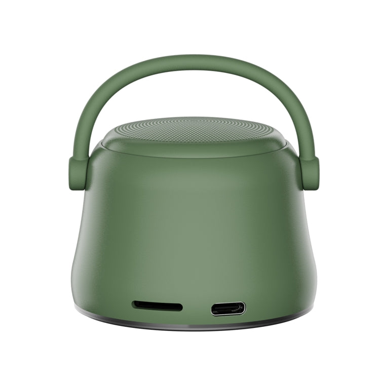 EWA A20 Mini Bluetooth Bass Radiator Metal Speaker(Green) - Mini Speaker by EWA | Online Shopping South Africa | PMC Jewellery | Buy Now Pay Later Mobicred