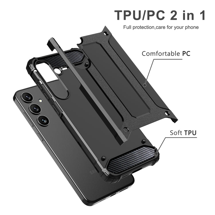 For Samsung Galaxy S24 5G Magic Armor TPU + PC Phone Case(Gold) - Galaxy S24 5G Cases by PMC TechLife | Online Shopping South Africa | PMC TechLife