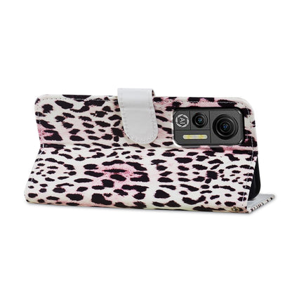 For Ulefone Note 14 Painted Pattern Horizontal Flip Leather Phone Case(Leopard) - Ulefone Cases by PMC Jewellery | Online Shopping South Africa | PMC Jewellery | Buy Now Pay Later Mobicred