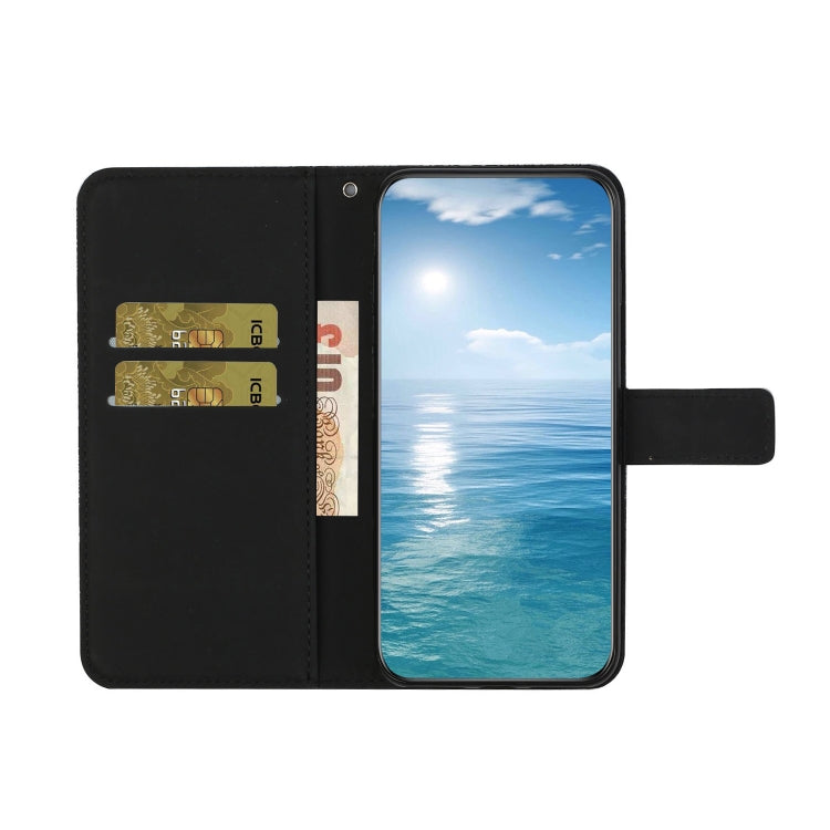 For Google Pixel 9 / 9 Pro Ethnic Style Embossed Pattern Leather Phone Case(Black) - Google Cases by PMC TechLife | Online Shopping South Africa | PMC TechLife | Buy Now Pay Later Mobicred