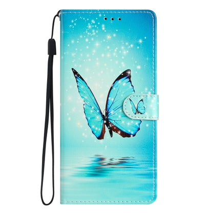 For Ulefone Note 14 Colored Drawing Leather Phone Case(Blue Butterfly) - Ulefone Cases by PMC Jewellery | Online Shopping South Africa | PMC Jewellery | Buy Now Pay Later Mobicred