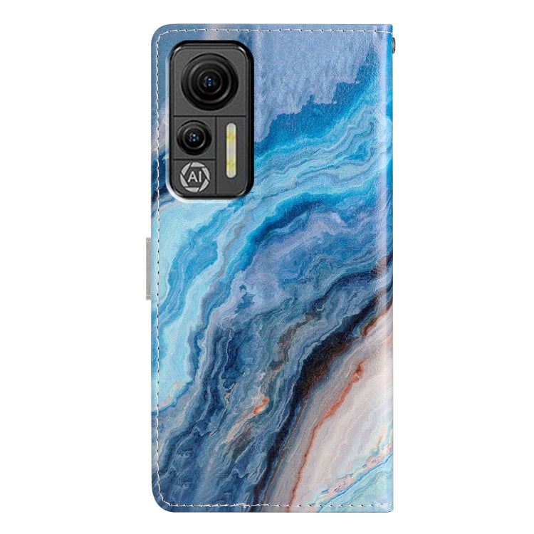 For Ulefone Note 14 Colored Drawing Leather Phone Case(Blue Marble) - Ulefone Cases by PMC Jewellery | Online Shopping South Africa | PMC Jewellery | Buy Now Pay Later Mobicred