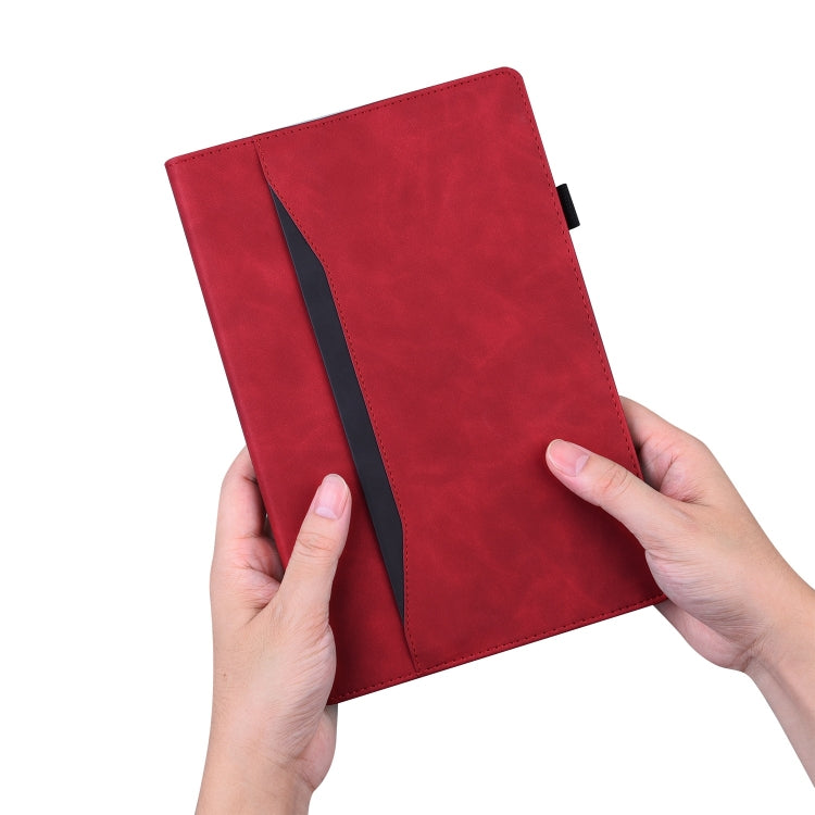 For Honor Pad X8a Splicing Shockproof Leather Tablet Case(Red) - free shipping - PMC TechLife - Order now!
