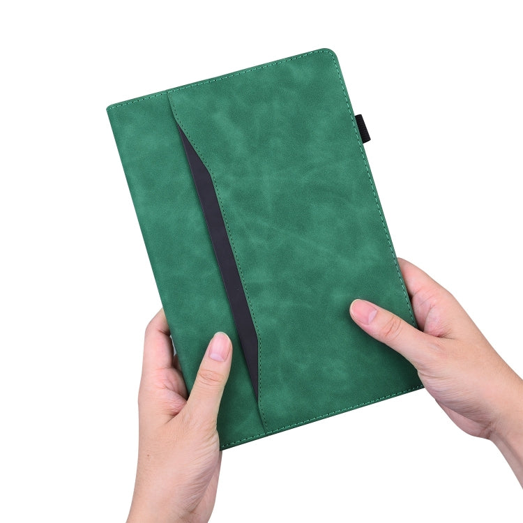 For Honor Pad X8a Splicing Shockproof Leather Tablet Case(Green) - Honor by PMC TechLife | Online Shopping South Africa | PMC TechLife | Buy Now Pay Later Mobicred